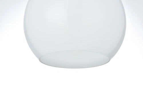 Elegant Lighting LD2211 Baxter 10"W Semi-flush Globe Ceiling - White - Picture 7 of 9