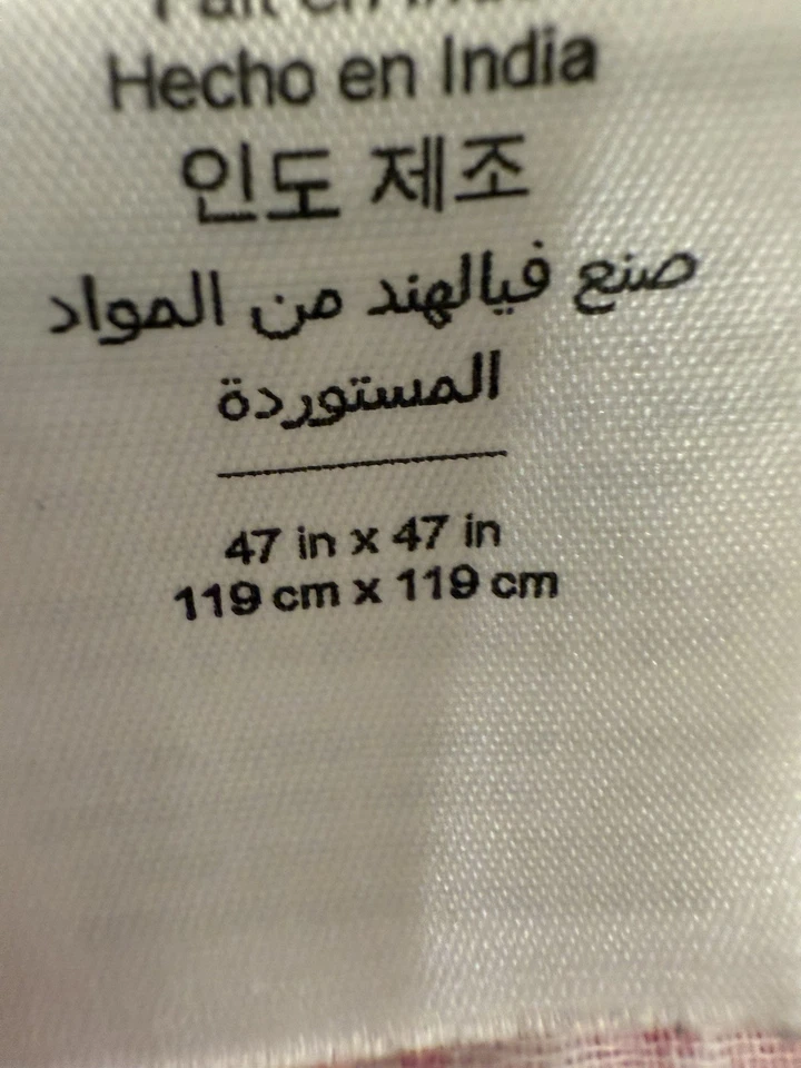 Lilly Pulitzer Cerámica Granero Bebé Envoltura Rosa Flores Hojas Mariposa Muselina 47" Foto 4 de 4