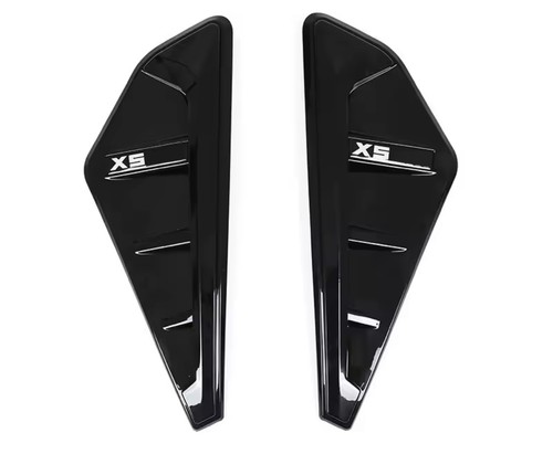 BMW X5 G05 X5M F95 Gloss Black Front Side Air Vent Grill Wing Fender Trim 2019+ - Picture 8 of 10