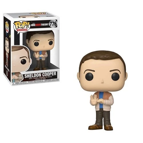 The Big Bang Theory POP Television Sheldon Cooper Vinyl Figure #776 [Spock Sign]