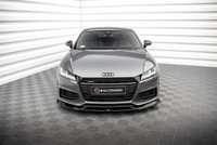 Front Ansatz V.1 FüR Audi TT S / S-Line 8S Frontspoiler Spoilerschwert Schwarz