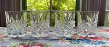 Godinger Dublin Double Old Fashioned Crystal Whiskey Glasses Set Of 4