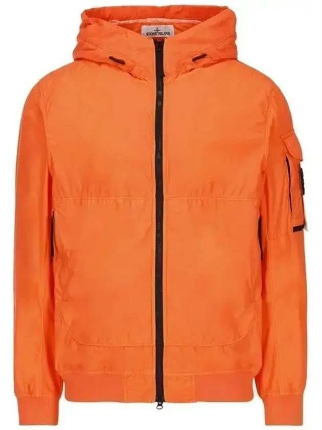 Giacca con cappuccio Stone Island NASLAN Light Watro tinta in capo 761540632 V0032