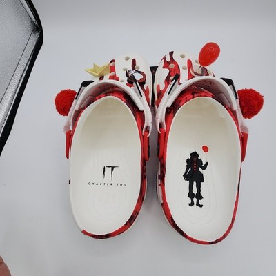 Crocs IT Movie All-Terrain Clog Horror Pack Pennywise Mens 9‎ /Womens 11 NEW Crocs IT Movie All-Terrain Clog Horror Pack Pennywise Mens 9  main image 4