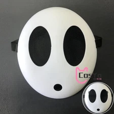 Game Bros Shy Guy Mask Cosplay Plastick Masks Halloween Party Costume Props