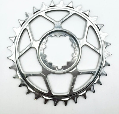 New! 5DEV 1x 32t T-Type 3mm Offset 3-bolt SRAM Direct Mount Raw Chainring 57g