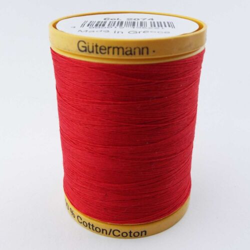 Gutermann Pure COTTON Thread 800 Metres Reels Machine Hand Sewing 17 Colour 950D - Picture 7 of 26