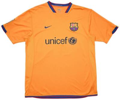 Nike FC Barcelona シャツ XL fc barcelona nike shirt geometric jersey orange black kit s