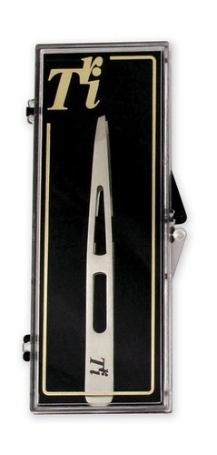 TRI Tweezers, stainless steel, comes in a display box, claw straight - Picture 2 of 2