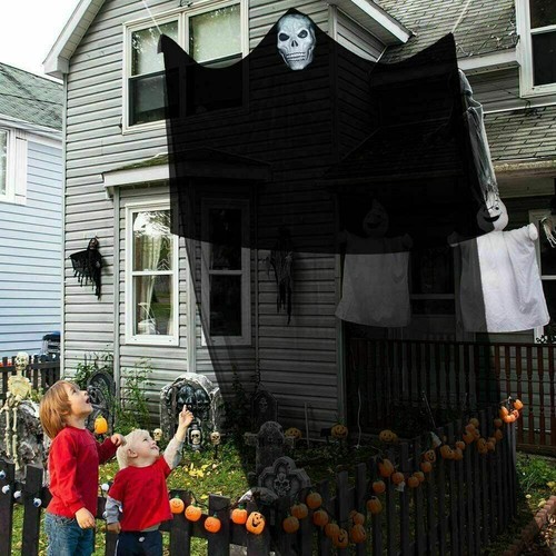 10.8' Halloween Haunted House Ghost Hanging Decoration Indoor/Outdoor Home Decor - Picture 1 of 11