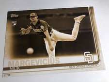 2019 Topps Update Short Print Jumbo 5x7 Nick Margevicius Padres RC US249 /10