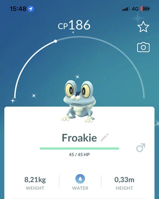 Shiny Froakie Pokemon Gen6 Go Same/30 day Pokémon Greninja Frogadier Kalos Read 