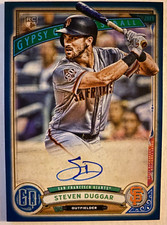 2019 Topps Gypsy Queen Auto Indigo 64/150 Steven Duggar #GQA-SD Rookie Auto RC