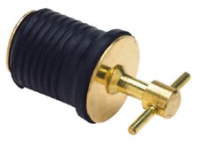 Seachoice Drain Plug Twist-Lock 1-/4" Brass 50-18861  S25
