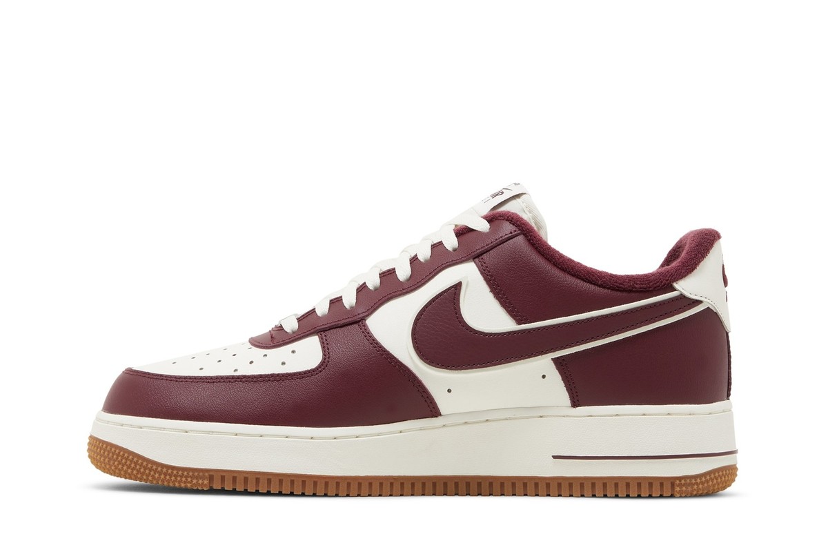 Nike Air Force 1 07 LV8 College Pack - Night Maroon DQ7659-102 | eBay