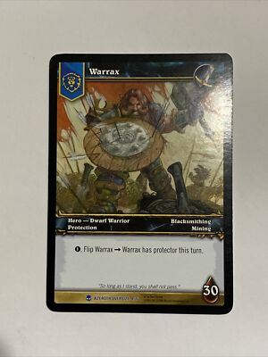 2006 World of Warcraft TCG Warrax Azeroth Oversized Card 8/16 #8 MP
