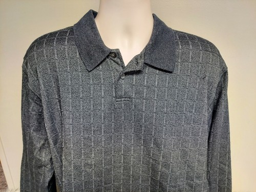 Van Heusen Henley Pullover Herren grau groß langärmelig Baumwollmischung - Bild 2 von 4