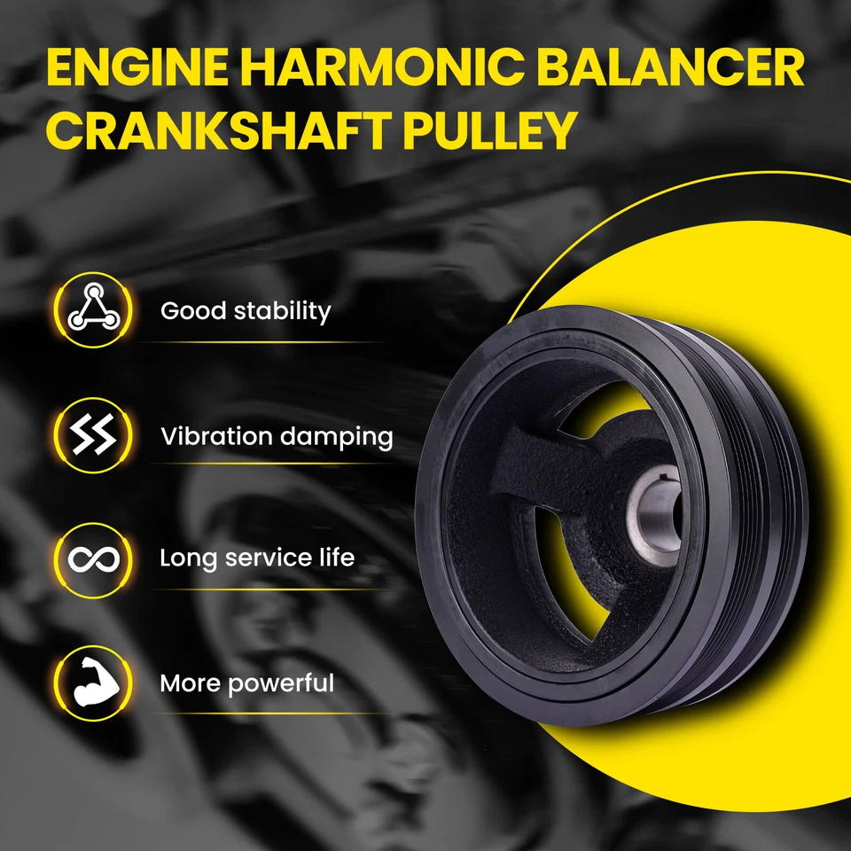 594-716 Harmonic Balancer fit Cadillac Escalade Cheyenne Express Silverado Yukon - Image 3 of 4