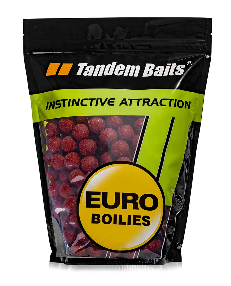 TANDEM BAITS Euro Boilies 16mm / 1kg Erdbeere