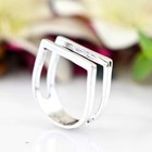 Lovely 925 Sterling Silver stacking Ring Handmade  Gift For christmas A-439