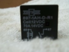 NEW SONG CHUAN 897-1AH-D-R1 COIL 12VDC 70A 14VDC  RELAY 4 PRONG C0807