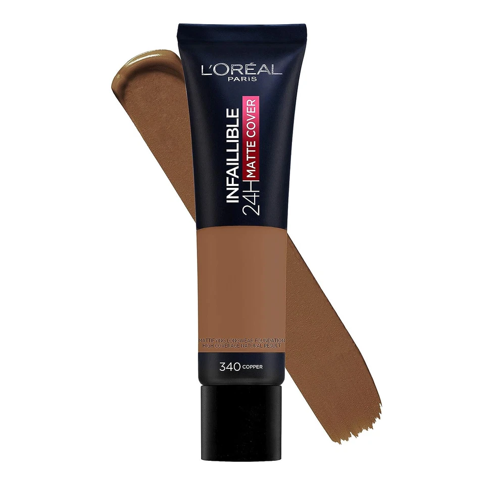 LOREAL PARIS INFAILLIBLE 24H TOTAL COVER MAKE-UP GRUNDIERUNG - 340 COPPER - Bild 2 von 4