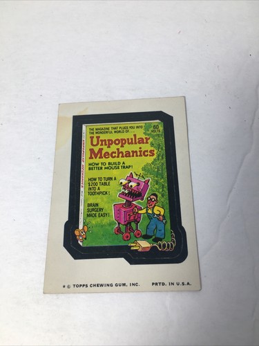 Topps Wacky Pack Die-Cut Card Stickers Lot of 40 series 7 8 9 10 11 Maddie Boy - Picture 19 of 20