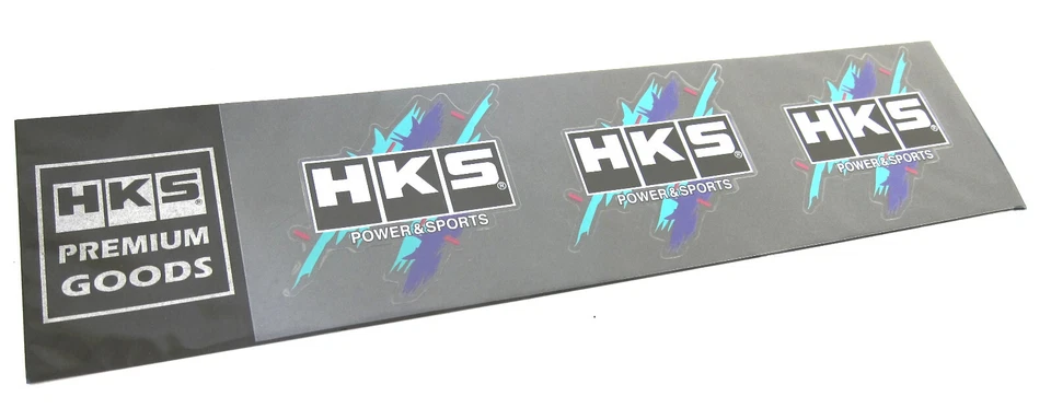 Paquete de 3 calcomanías adhesivas HKS Splash Logo JDM 51003-AK122 Foto 4 de 4