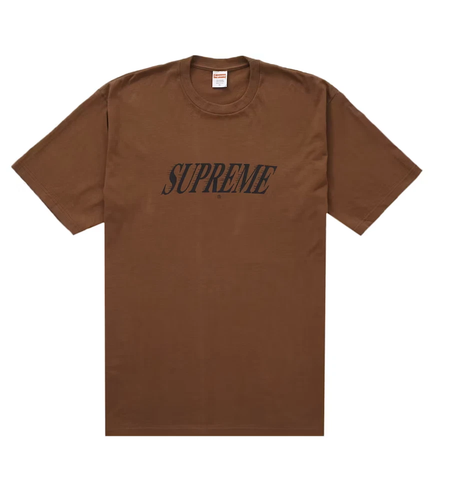 Tee shirt marron Supreme Slap Shot (FW22T29) taille Large