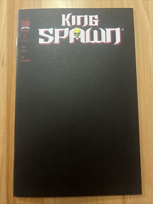 King Spawn #10 Cover B Variant Black Blank Cover 2022 Image  Comic