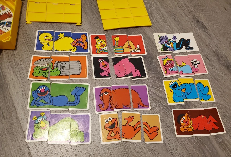 VTG 1990 Sesame Street Game MIX AND MATCH  NEW  - Image 4 of 4
