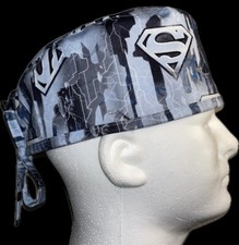 DC Comics Superman Crystal Scrub Hat Chemo Cap