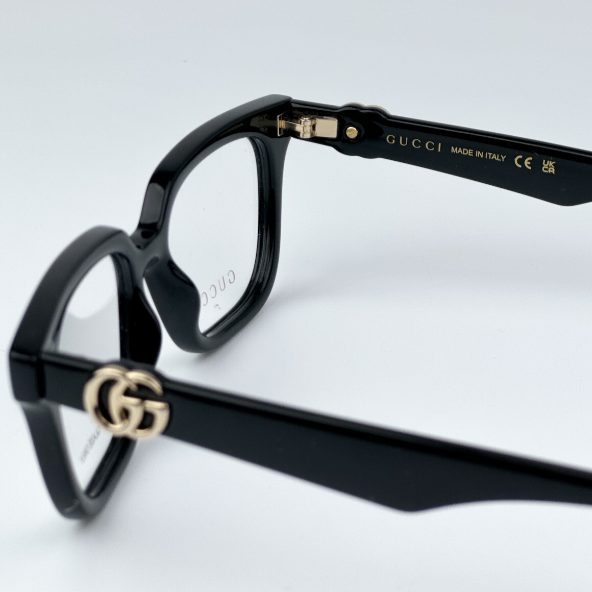 GUCCI スクエアフレムメカネ GG1536O 001 Gucci Women Eyeglasses Black Demo Square GG1536O 001 BRAND