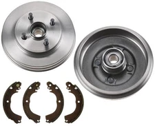 Rear Brake Drums Brake Shoes Fits 2017-2023 Mitsubishi Mirage 3pc Kit