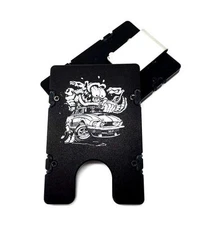 BilletVault Wallet Aluminum RFID protection front pocket Mustang Rat Fink
