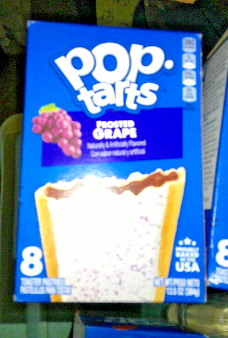 Kellogg's Pop Tarts Frosted GRAPE Toaster Pastries 13.5 oz FREE SHIP eBay