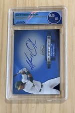 2012 Bowman Sterling #BSAP-MO Matt Olson Rookie RC Card! Pure Graded AUTO 10 Hot