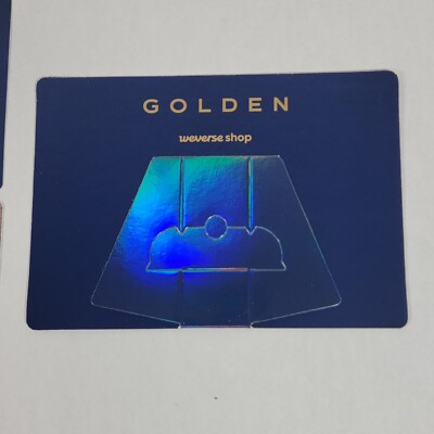 BTS JUNGKOOK JK Golden Weverse Early Bird Preorder Bonus POB