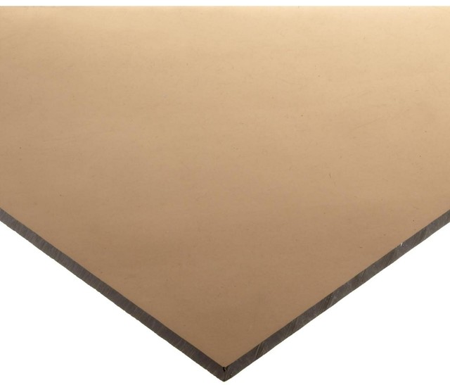 1/8" (3mm) 12"x24" Light Tinted Bronze Acrylic Plexiglass Sheet 2412