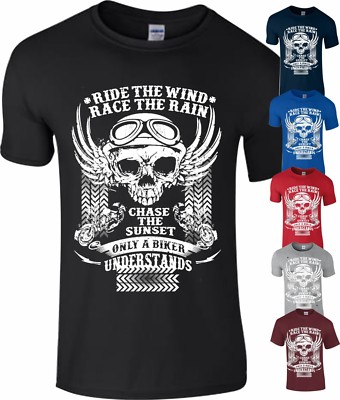 Herren lustiges Motorrad T-Shirt Vater Vater Vater Geburtstag Geschenk Weihnachten Fahrrad Top