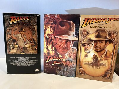 LOST HARRISON TV TAPES DVD 5枚組 Indiana Jones Trilogy VHS 3-Tape Set Harrison Ford, Sean Connery
