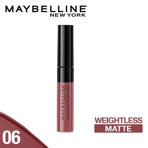 Lápiz labial Maybelline New York, acabado mate sensacional líquido mate 7 ml - Imagen 38 de 39