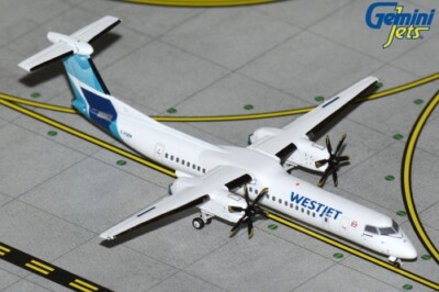 GeminiJets Bombardier Dash 8-Q400 Westjet C-FOEN 1:400 Modellflugzeug