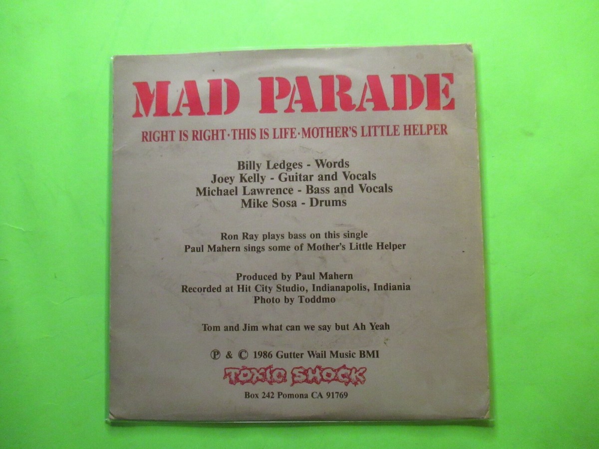 MAD 7インチ us punk kbd powerpop MAD 7-inch US Reissue I Hate