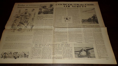 JAMBOREE FRANCE - Moisson - Quotidien officiel - N°12 - 17 août 1947 - Scouts - Picture 3 of 4