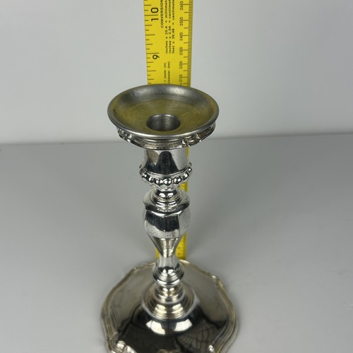 Vintage WMF Candlestick Holders Silver Plated Made in England Set of Two - Picture 13 of 16