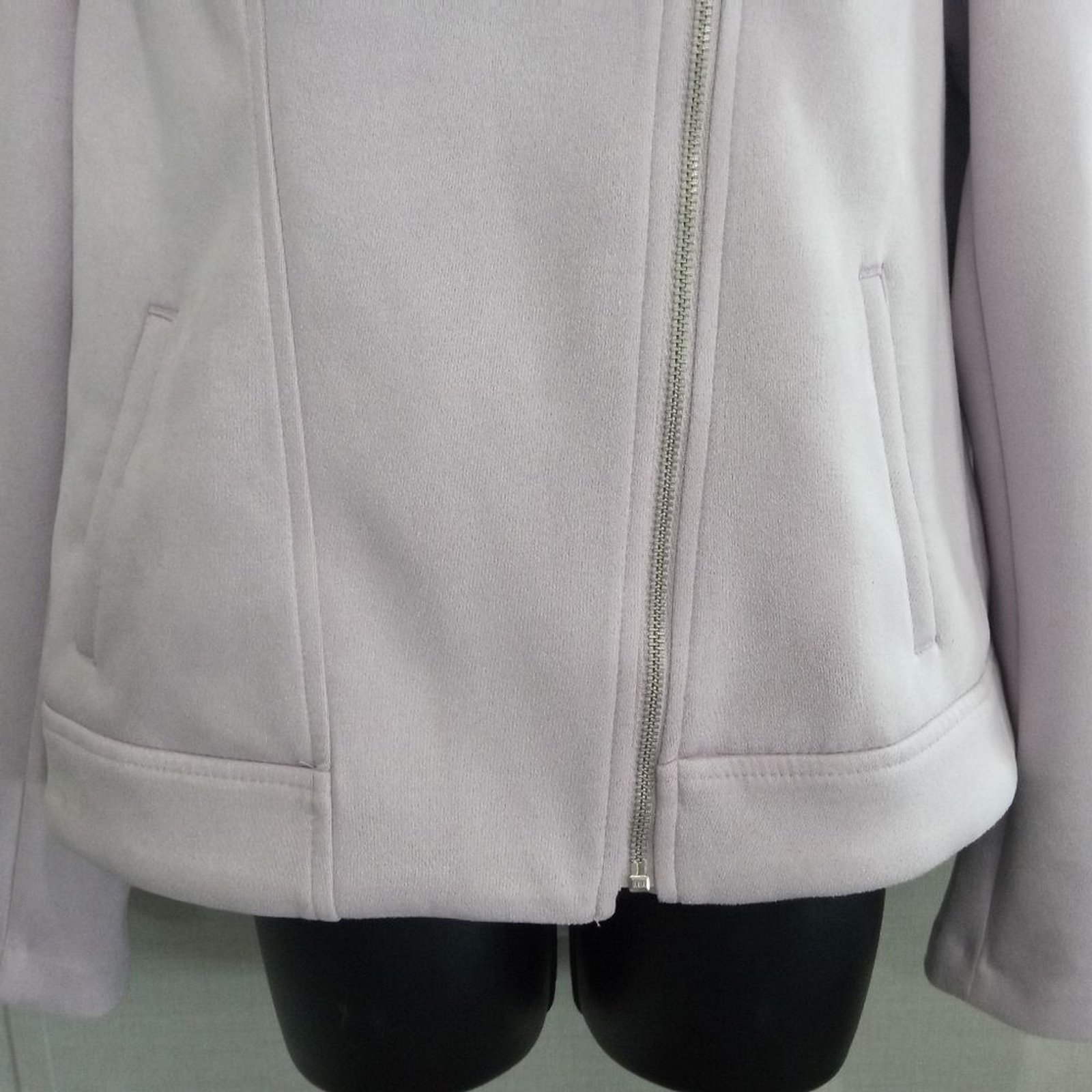 Old Navy Jacket Medium Zip-up Basic Lavender Jack… - image 4