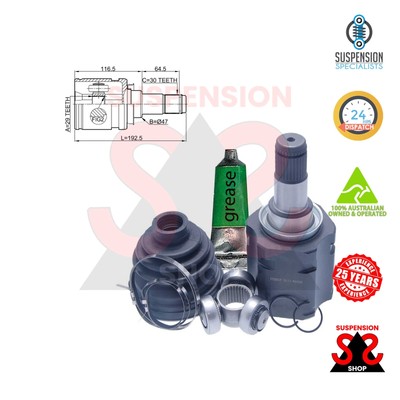 Front Axle Cv Joint Kit, Drive Shaft Suit TOYOTA Hilux 3.0 D-4D 4WD (KUN26)
