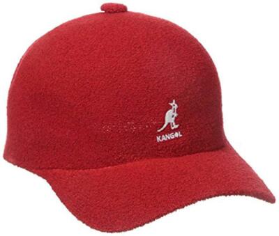 KANGOL BERMUDA SPACE CAP Scarlet Red KIDS SMALL K3289KK hat