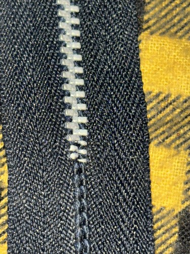 6 Talon 42 Closed End Metal Zipper 6” USA Made Vintage NOS Black - Picture 5 of 9